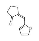 2-(2-furylmethylidene)cyclopentan-1-one结构式