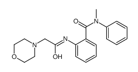 N-Methyl-2-(2-morpholinoacetylamino)-N-phenylbenzamide Structure