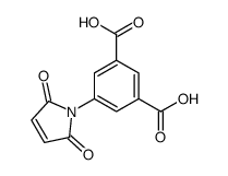 5-(2,5-dioxopyrrol-1-yl)benzene-1,3-dicarboxylic acid结构式