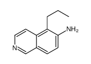 6-Isoquinolinamine,5-propyl-(9CI)结构式