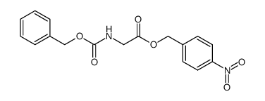 N-benzyloxycarbonyl-glycine p-nitrobenzyl ester结构式