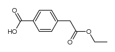 4-carboxybenzeneacetic acid ethyl ester Structure
