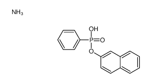 azanium,naphthalen-2-yloxy(phenyl)phosphinate结构式