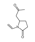 1-ethenyl-5-(2-oxopropyl)pyrrolidin-2-one Structure