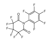 3,3,4,4,5,5-hexafluoro-1-pentafluorophenyl-piperidine-2,6-dione结构式
