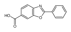 2-PHENYLBENZO[D]OXAZOLE-6-CARBOXYLIC ACID Structure