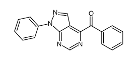 phenyl-(1-phenylpyrazolo[3,4-d]pyrimidin-4-yl)methanone Structure
