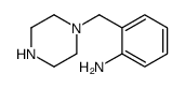 (9ci)-2-(1-哌嗪甲基)-苯胺结构式