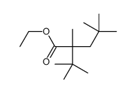 ethyl 2-tert-butyl-2,4,4-trimethylpentanoate结构式