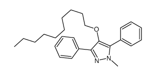 4-decoxy-1-methyl-3,5-diphenylpyrazole Structure