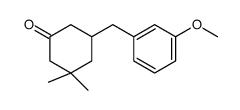 5-[(3-methoxyphenyl)methyl]-3,3-dimethylcyclohexan-1-one结构式