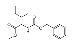 (E)-methyl 2-(((benzyloxy)carbonyl)amino)-3-methylpent-2-enoate结构式