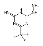 4-hydrazinyl-6-(trifluoromethyl)-1,3,5-triazin-2-amine Structure