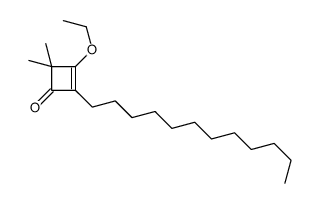 2-dodecyl-3-ethoxy-4,4-dimethylcyclobut-2-en-1-one Structure