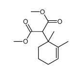 dimethyl 2-(1,2-dimethylcyclohex-2-en-1-yl)propanedioate结构式