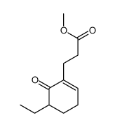 methyl 3-(5-ethyl-6-oxocyclohexen-1-yl)propanoate结构式