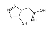 2-(5-sulfanylidene-2H-tetrazol-1-yl)acetamide结构式