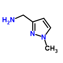 1-(1-Methyl-1H-pyrazol-3-yl)methanamine structure