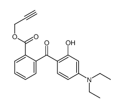 prop-2-ynyl 2-[4-(diethylamino)-2-hydroxybenzoyl]benzoate Structure