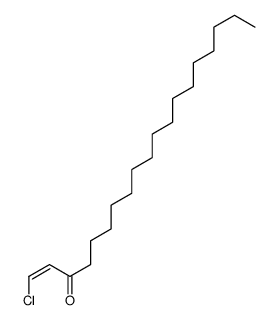 1-chlorononadec-1-en-3-one Structure