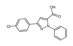 5-(4-CHLORO-PHENYL)-2-PHENYL-2H-PYRAZOLE-3-CARBOXYLIC ACID picture