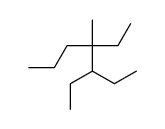 3,4-diethyl-4-methylheptane结构式