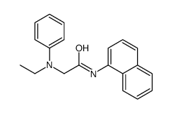 2-(N-ethylanilino)-N-naphthalen-1-ylacetamide Structure