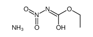 Nitrocarbamic acid ethyl ester ammonium salt结构式