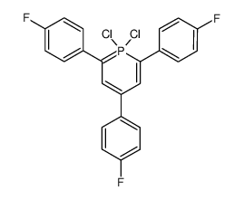 1,1-dichloro-2,4,6-tris-(4-fluoro-phenyl)-1λ5-phosphinine Structure