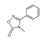 3-methyl-4-phenyl-3H-[1,2,3,5]oxathiadiazole 2-oxide结构式