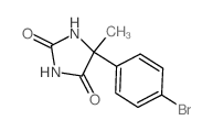 (5R)-5-(4-bromophenyl)-5-methyl-imidazolidine-2,4-dione Structure