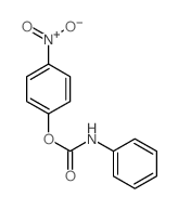Carbamic acid, phenyl-, 4-nitrophenyl ester结构式