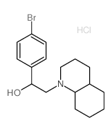 2-(3,4,4a,5,6,7,8,8a-octahydro-2H-quinolin-1-yl)-1-(4-bromophenyl)ethanol结构式