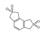 1,3,6,8-Tetrahydro-benzo[1,2-c:3,4-c']dithiophene 2,2,7,7-tetraoxide结构式