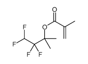 2,2,3,3-tetrafluoro-1,1-dimethylpropyl methacrylate Structure