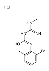 1-(2-bromo-6-methylphenyl)-3-(N'-methylcarbamimidoyl)urea,hydrochloride结构式
