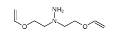 1,1-bis(2-ethenoxyethyl)hydrazine结构式