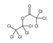 1,1,2,2,2-pentachloroethyl 2,2,2-trichloroacetate结构式