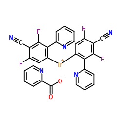二[2-(5-氰基-4,6-二氟苯基)吡啶-C2,N)]吡啶甲酰合铱图片