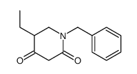 1-benzyl-5-ethylpiperidine-2,4-dione结构式