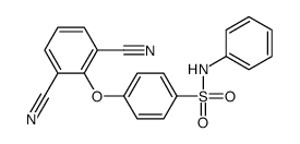 4-(2,6-dicyanophenoxy)-N-phenylbenzenesulfonamide Structure