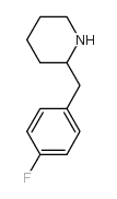 2-(4-FLUORO-BENZYL)-PIPERIDINE structure