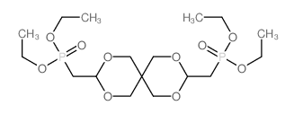 3,9-bis(diethoxyphosphorylmethyl)-2,4,8,10-tetraoxaspiro[5.5]undecane结构式