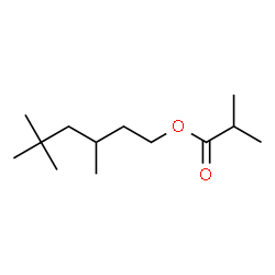 2-Methylpropanoic acid 3,5,5-trimethylhexyl ester structure