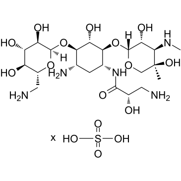 Isepamicin Sulphate Structure