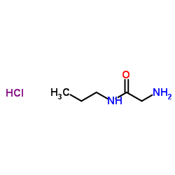 N-Propylglycinamide hydrochloride (1:1)结构式