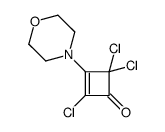 2,4,4-trichloro-3-(morpholin-4-yl)-2-cyclobuten-1-one picture