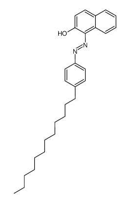 1-(4-Dodecyl-phenylazo)-[2]naphthol结构式