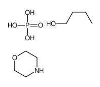 butan-1-ol,morpholine,phosphoric acid结构式