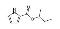 1H-Pyrrole-2-carboxylicacid,1-methylpropylester(9CI)结构式